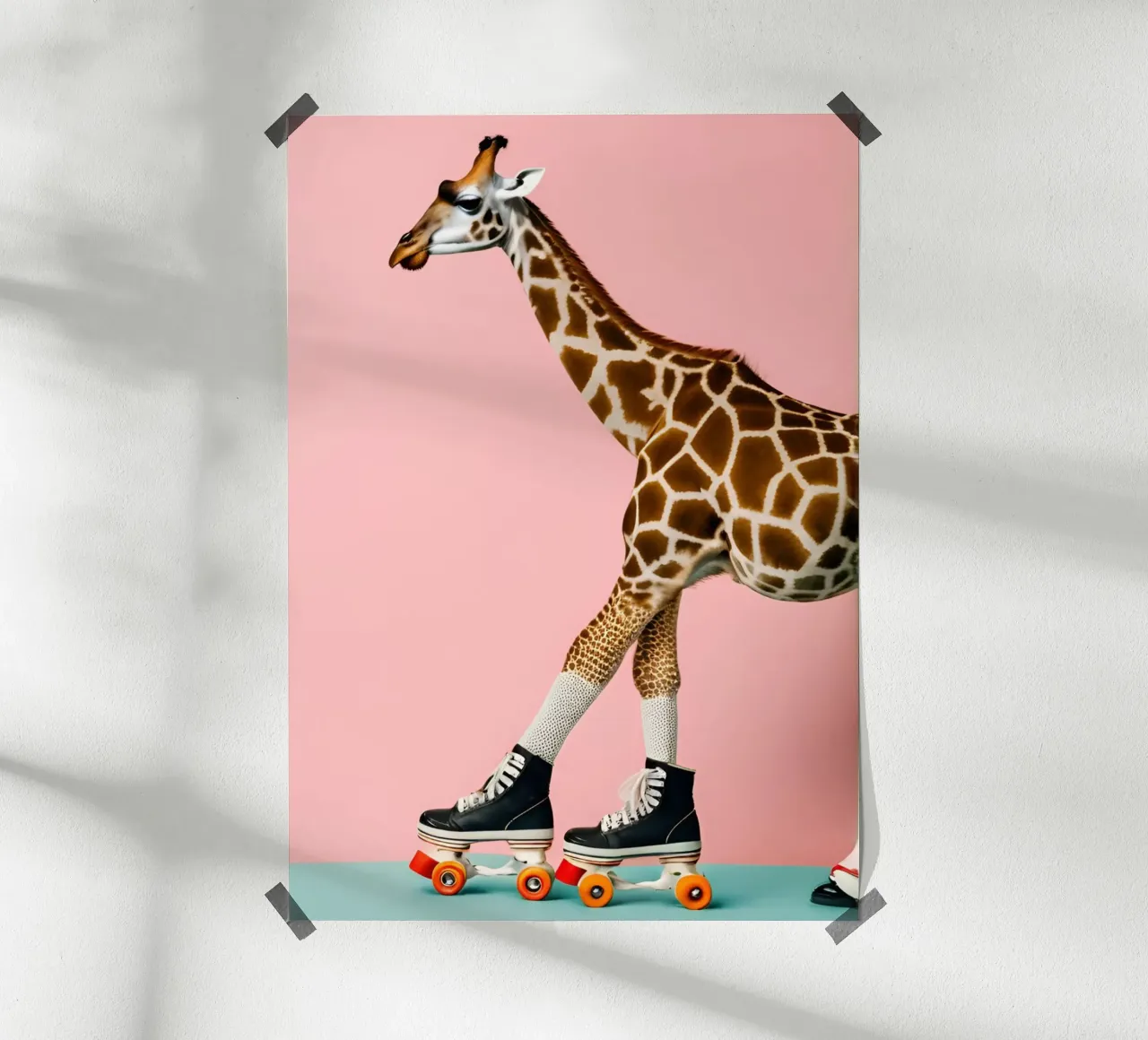 Giraffa vivace carta hahnemühle da Doodle Dreams Art