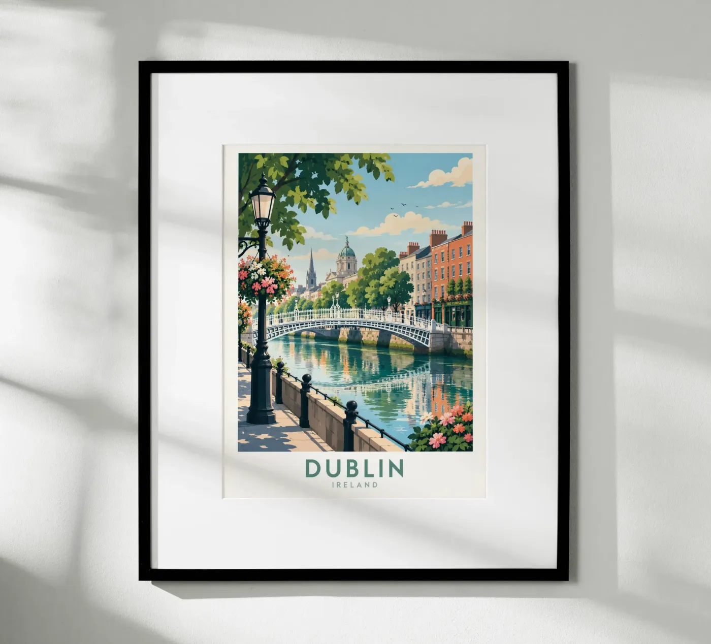 Dublin poster by Travel Atelier
