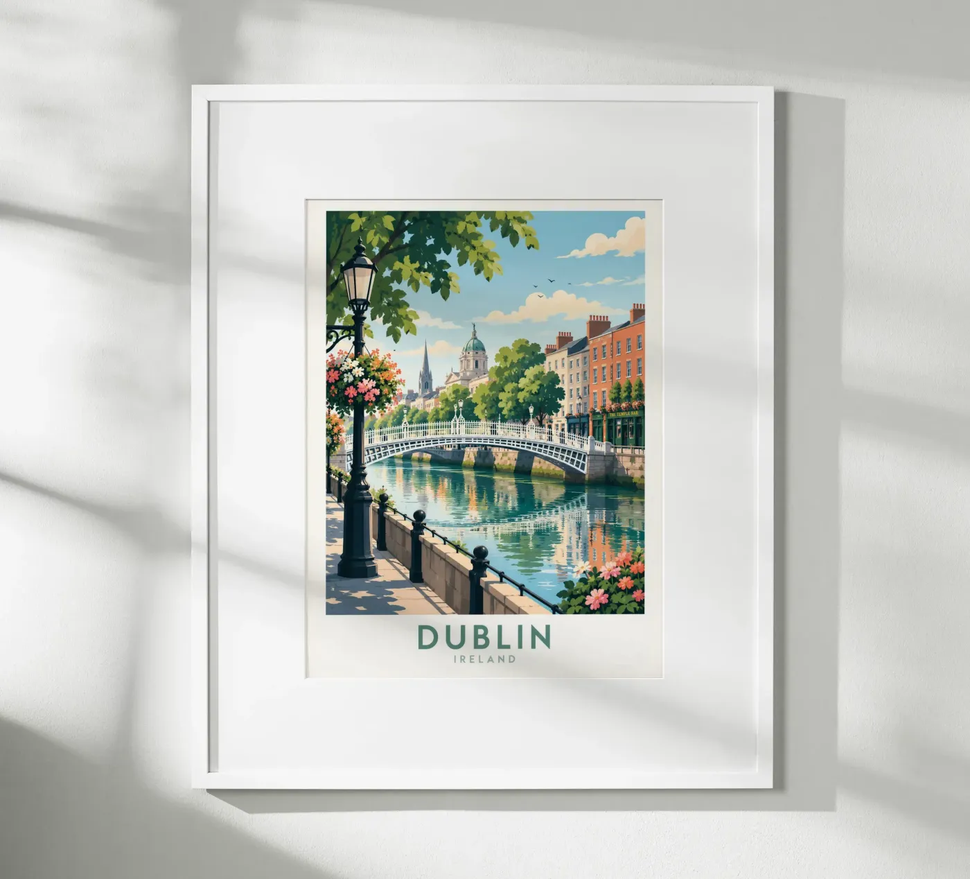 Dublin poster by Travel Atelier
