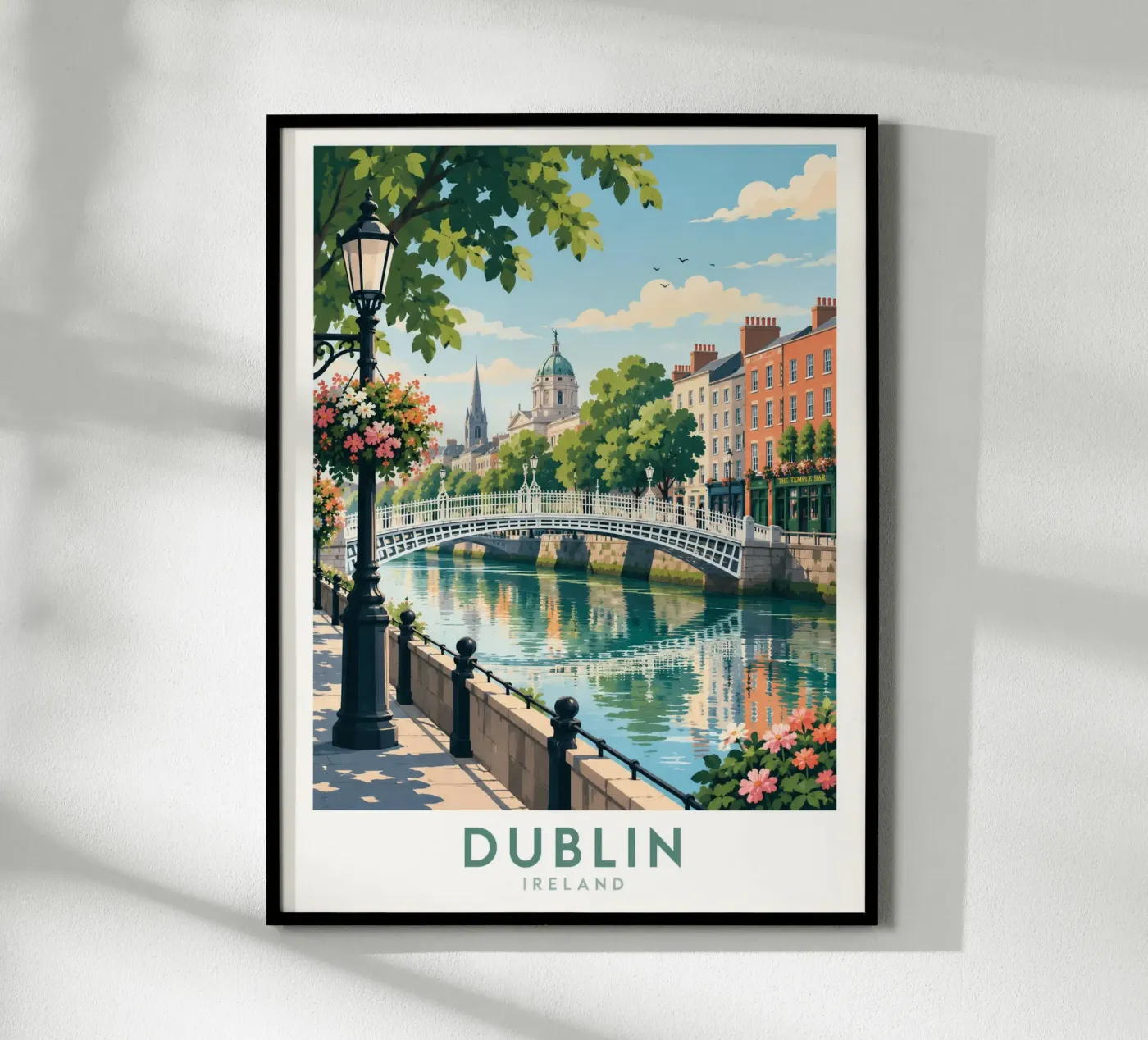 Dublin poster by Travel Atelier