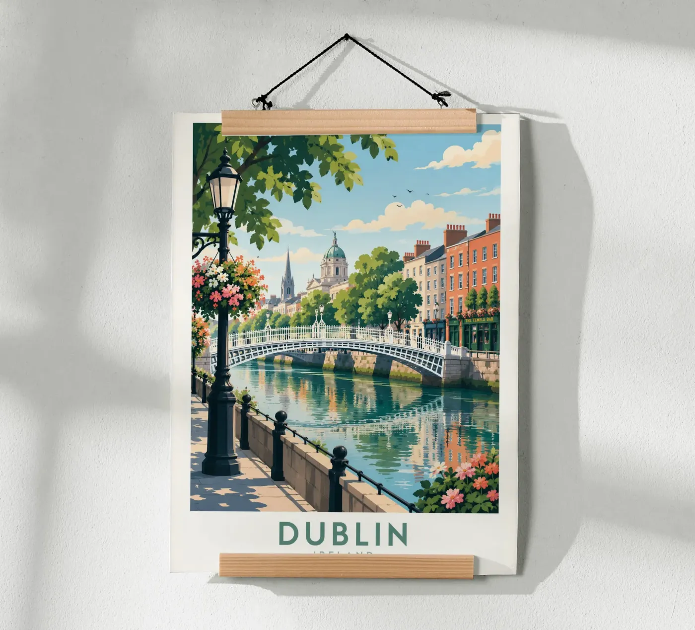 Dublin poster by Travel Atelier