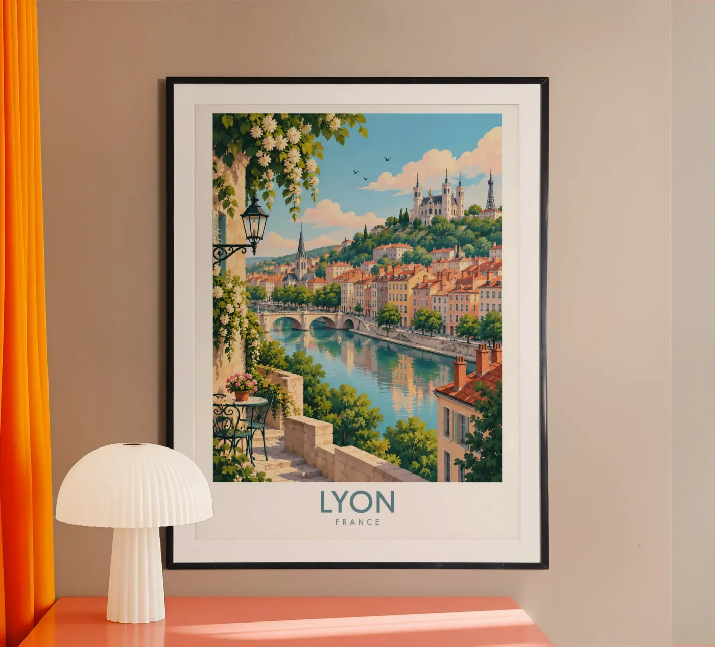 Lyon poster de Travel Atelier