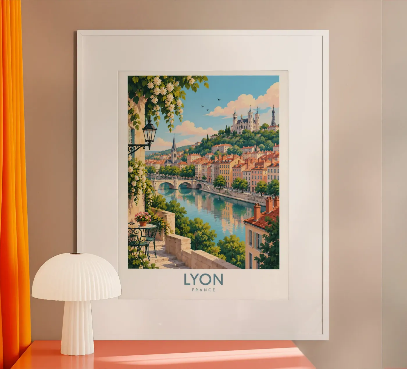 Lyon poster de Travel Atelier