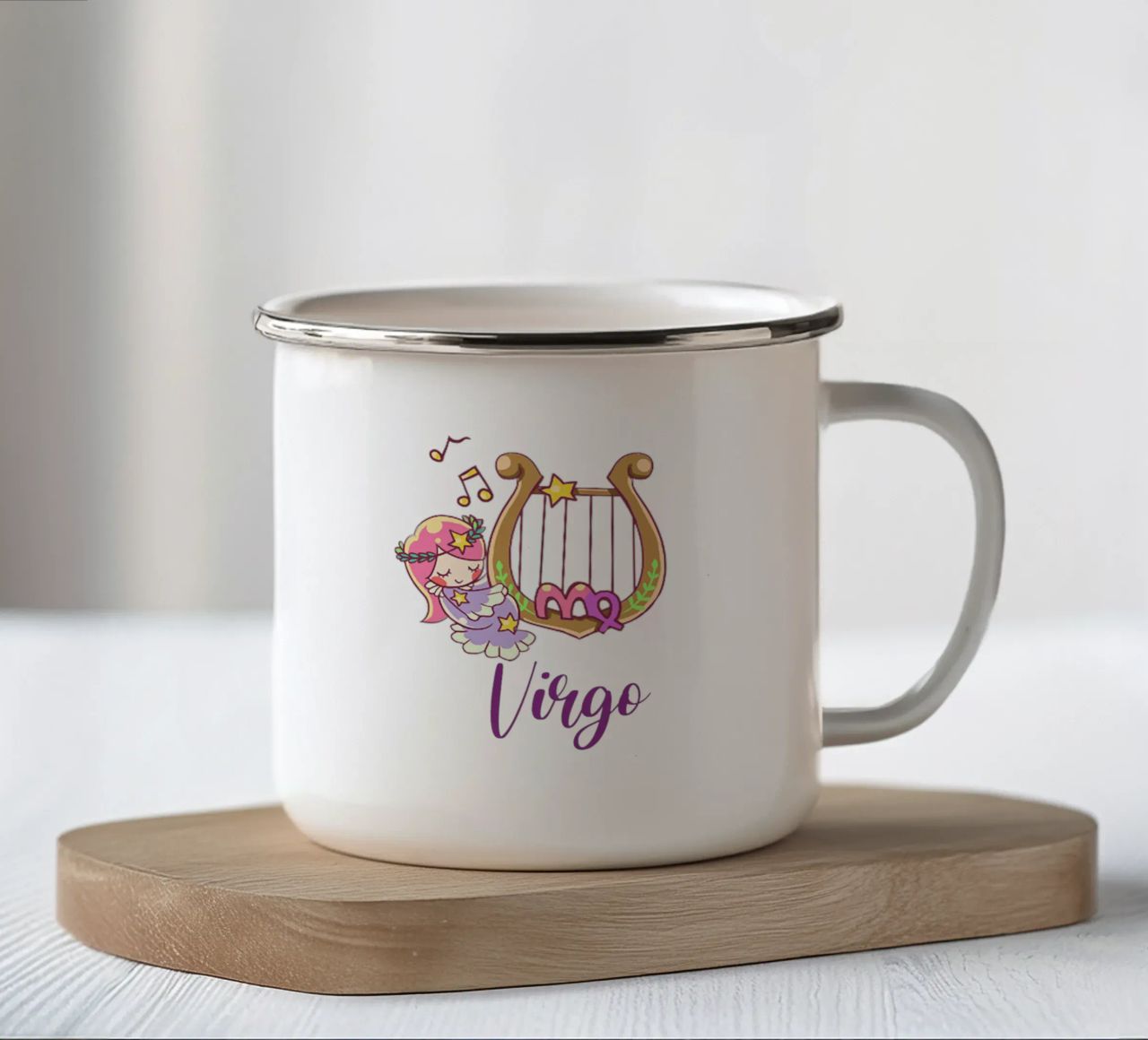 Virgo tazza in smalto da Kiroiharu