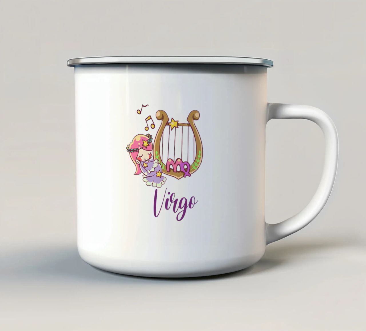 Virgo tazza in smalto da Kiroiharu