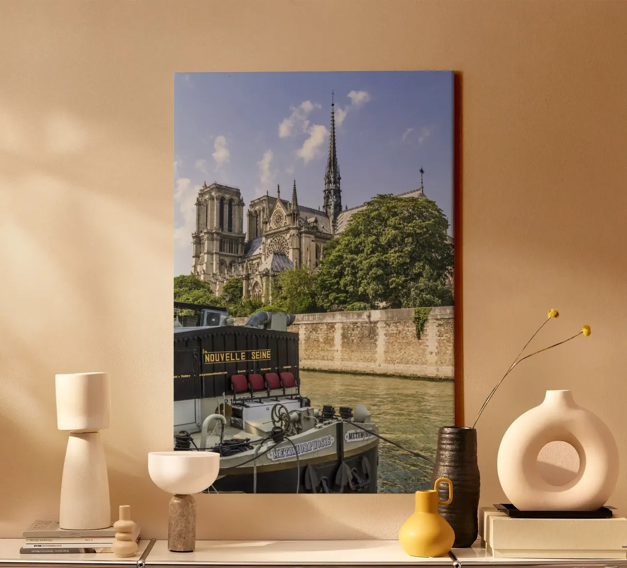 PARIGI Cattedrale di Notre-Dame tela con Cornice a cassetta da Melanie Viola