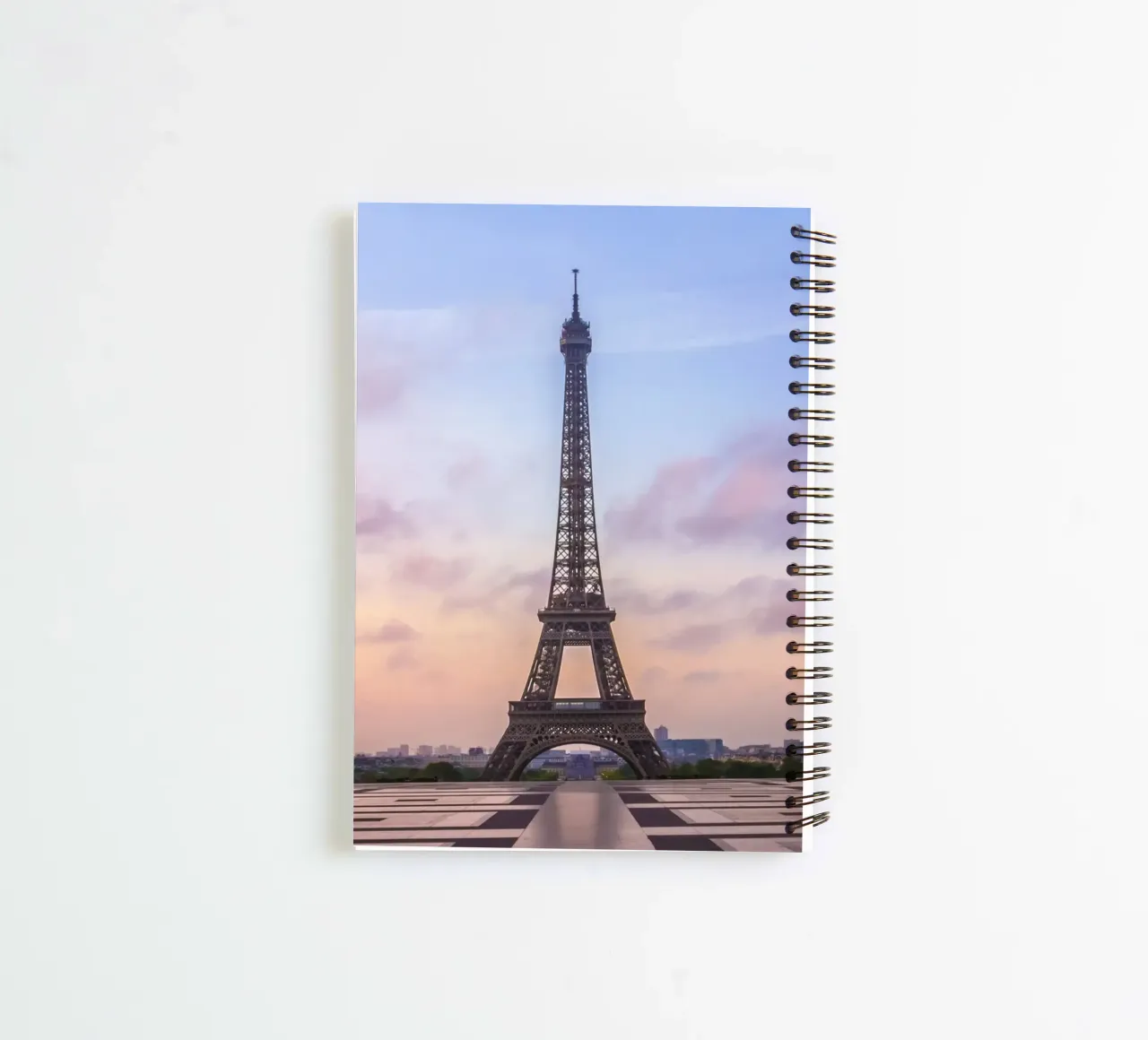 Torre Eiffel all'alba diario ad anelli da Melanie Viola