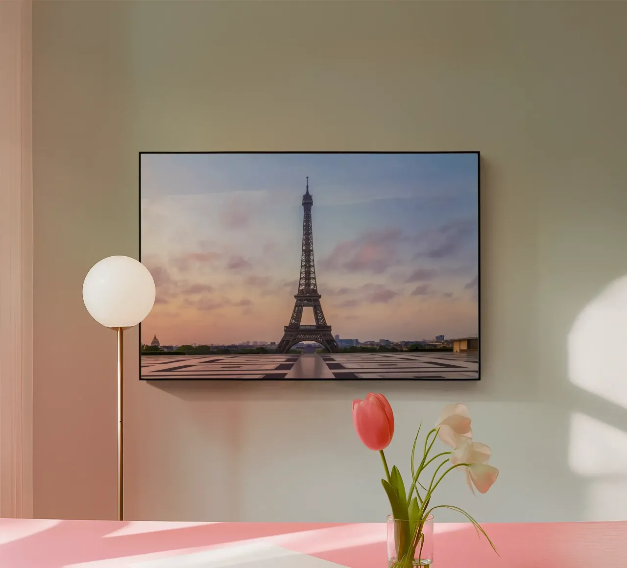 Torre Eiffel all'alba plexiglass da Melanie Viola