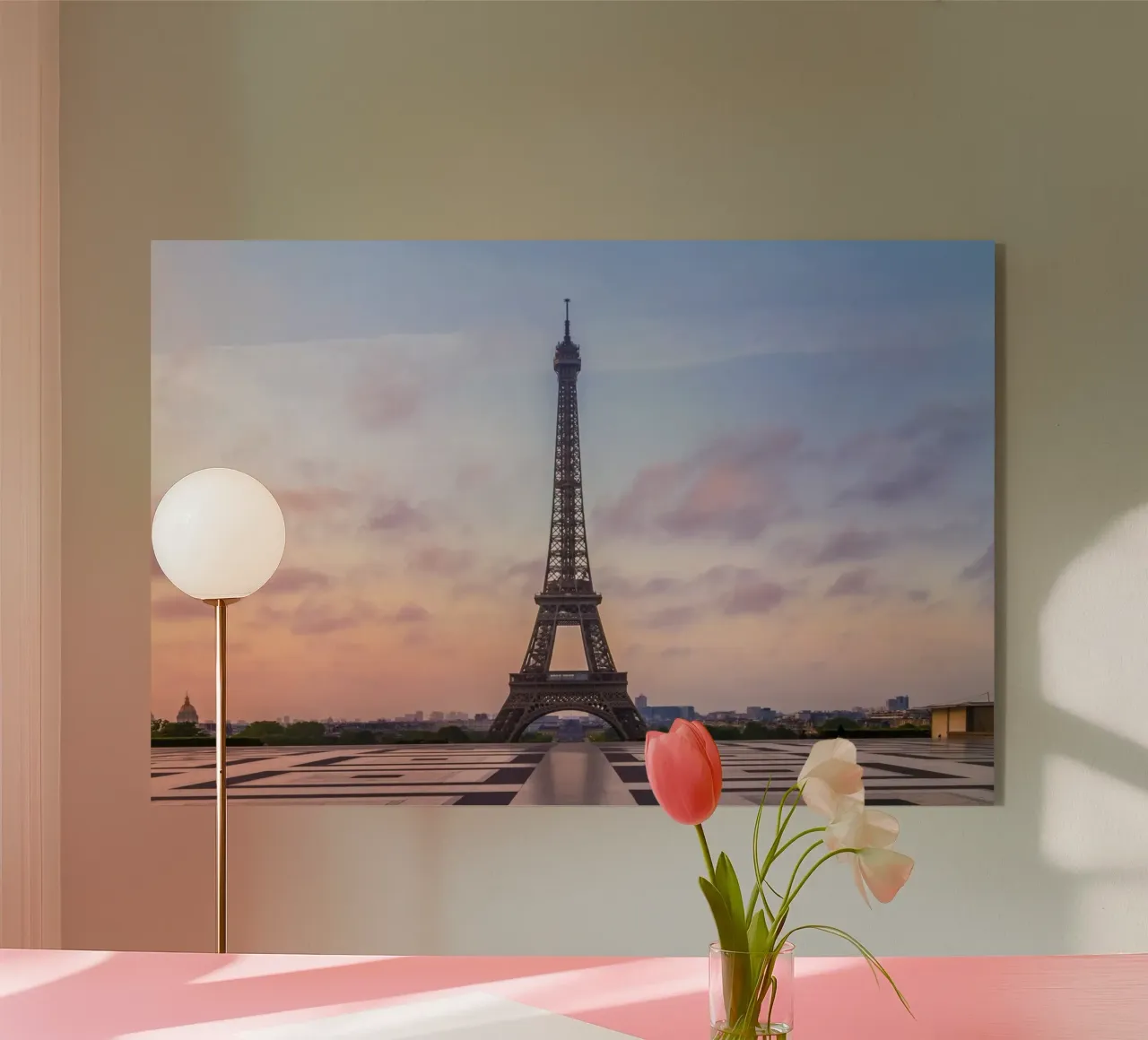 Torre Eiffel all'alba plexiglass da Melanie Viola