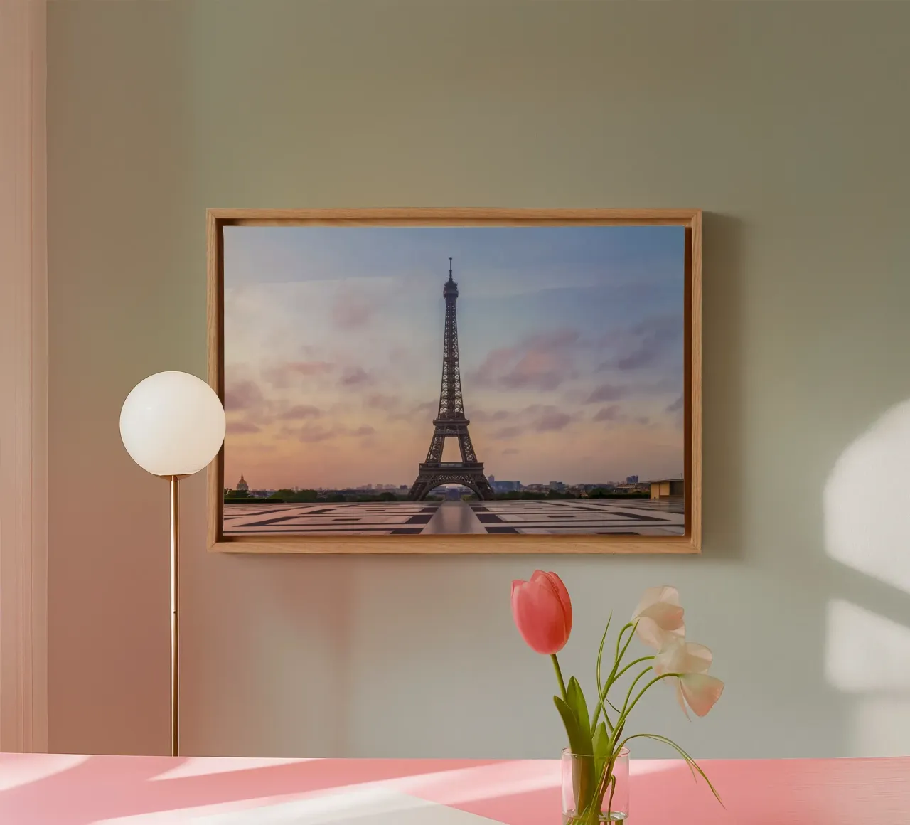 Torre Eiffel all'alba tela da Melanie Viola