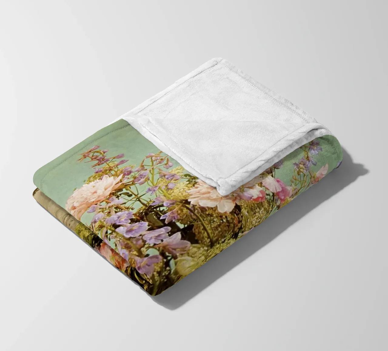 Moda floreale II coperta in pile da Cassia Beck Collage