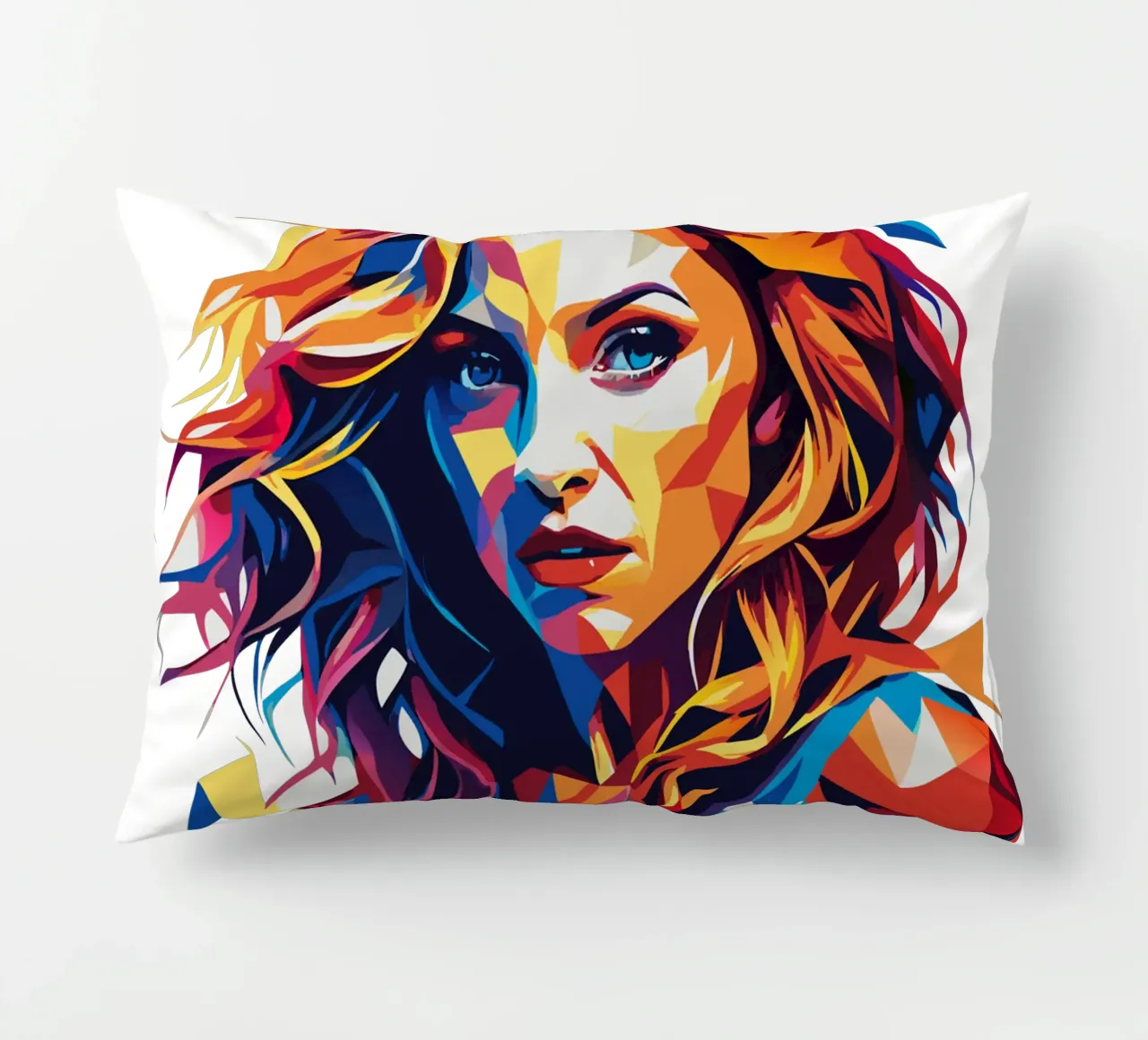Madonna Ritratto Wpap Pop ARt cuscino da vectorartnesia