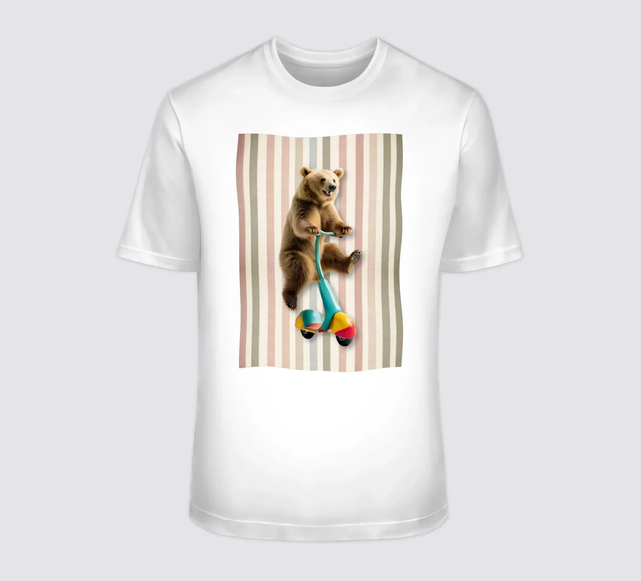 L'orso che cammina t-shirt da Doodle Dreams Art
