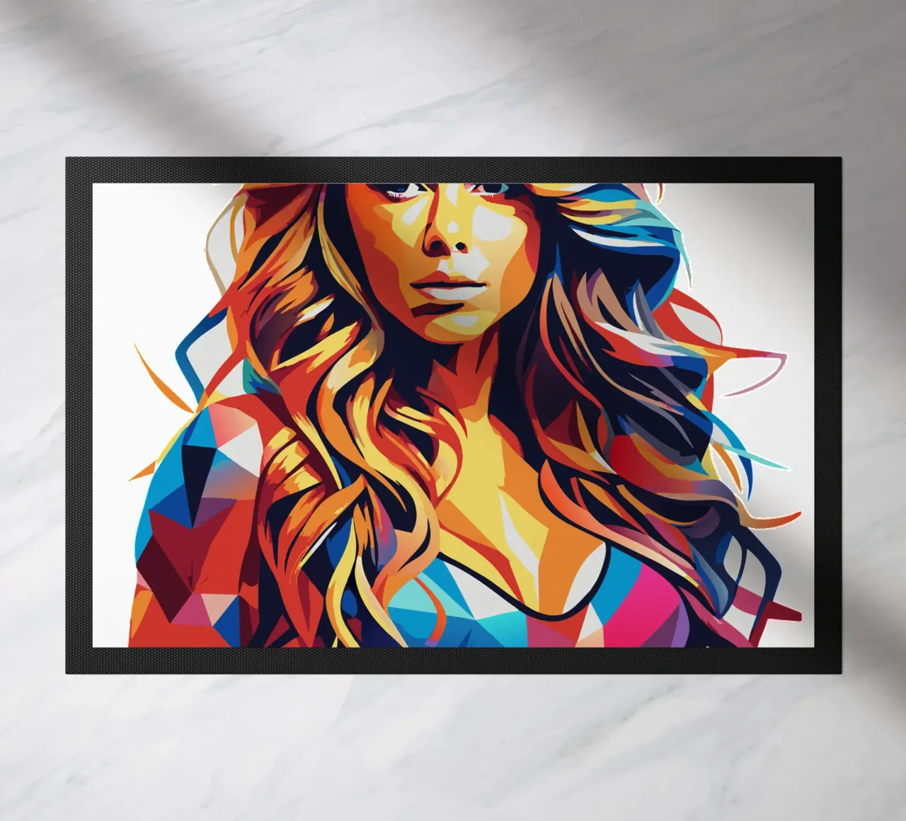 Mariah Carey Ritratto Wpap Pop ARt zerbino da vectorartnesia