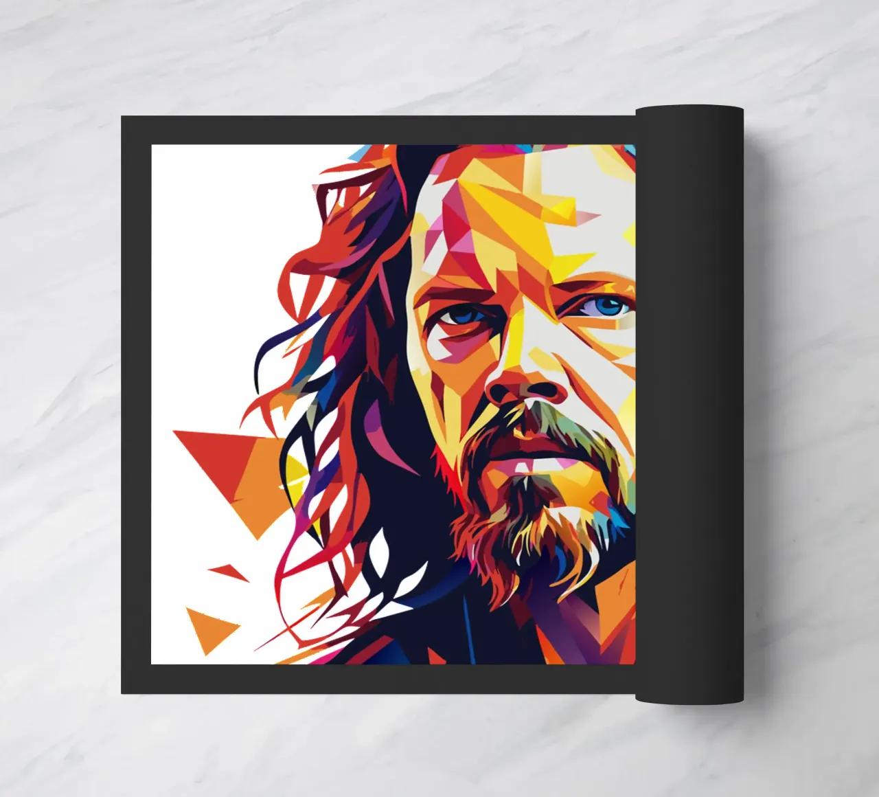 James Hetfield Ritratto Wpap Pop Art zerbino da vectorartnesia