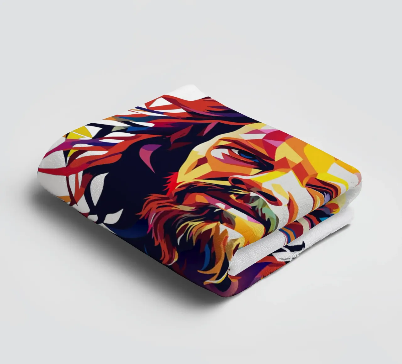 James Hetfield Ritratto Wpap Pop Art asciugamano da bagno da vectorartnesia