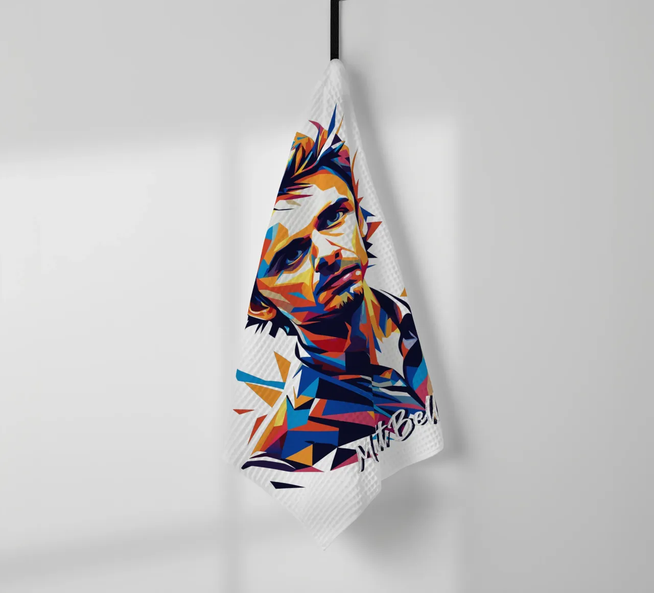 Matt Bellamy Ritratto Wpap Pop ARt canovaccio da cucina da vectorartnesia