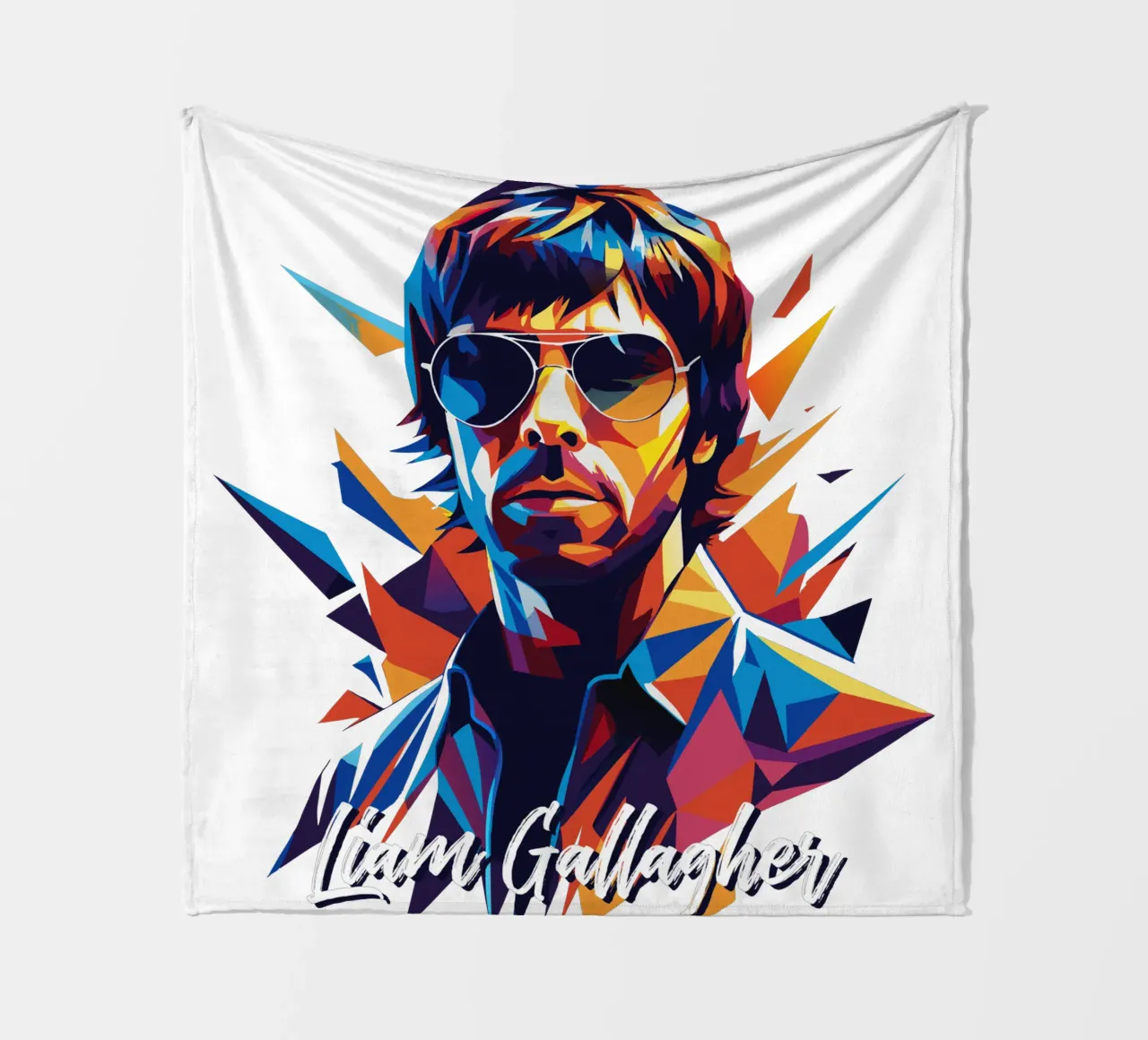 Liam Gallagher Fleecedecke von vectorartnesia