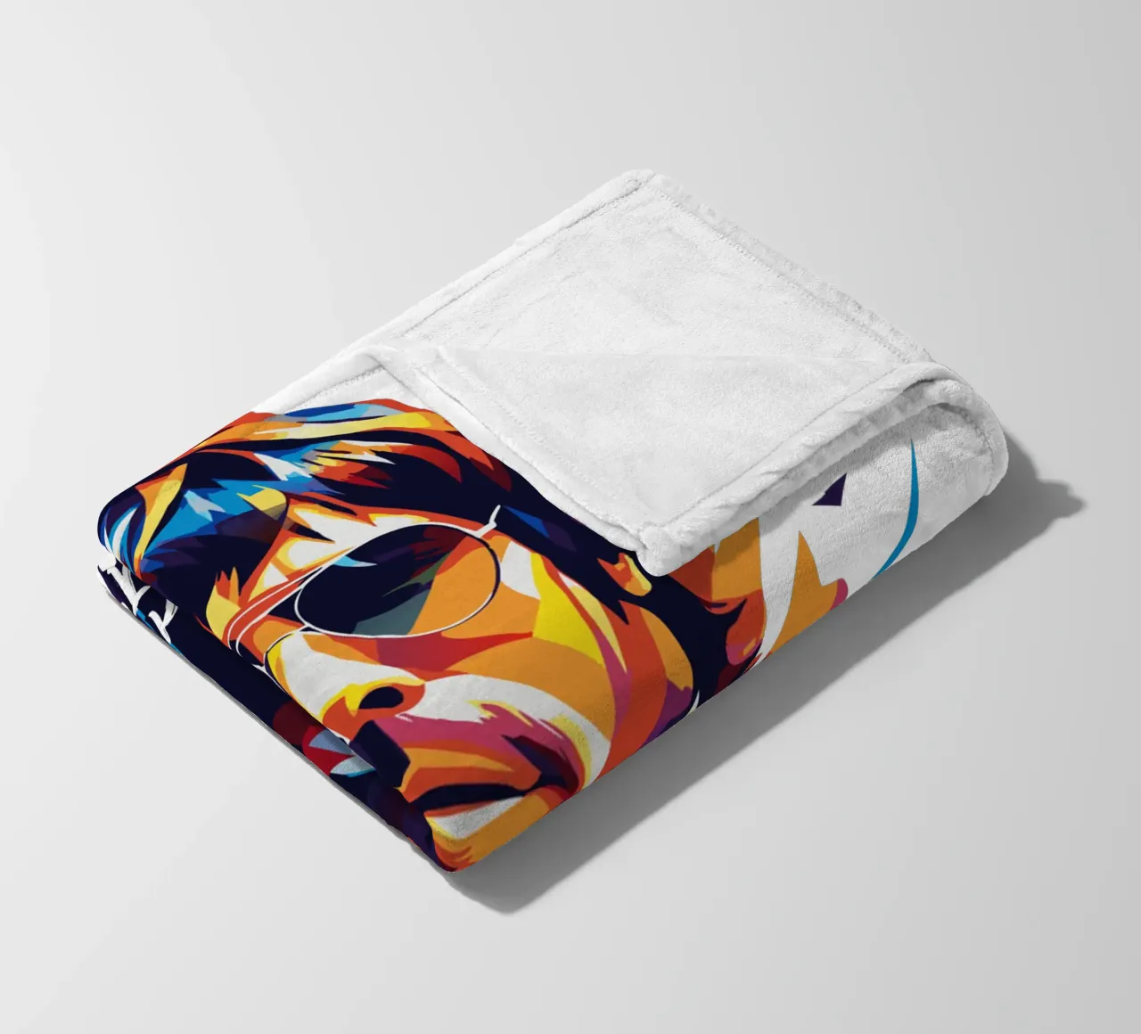Liam Gallagher Fleecedecke von vectorartnesia
