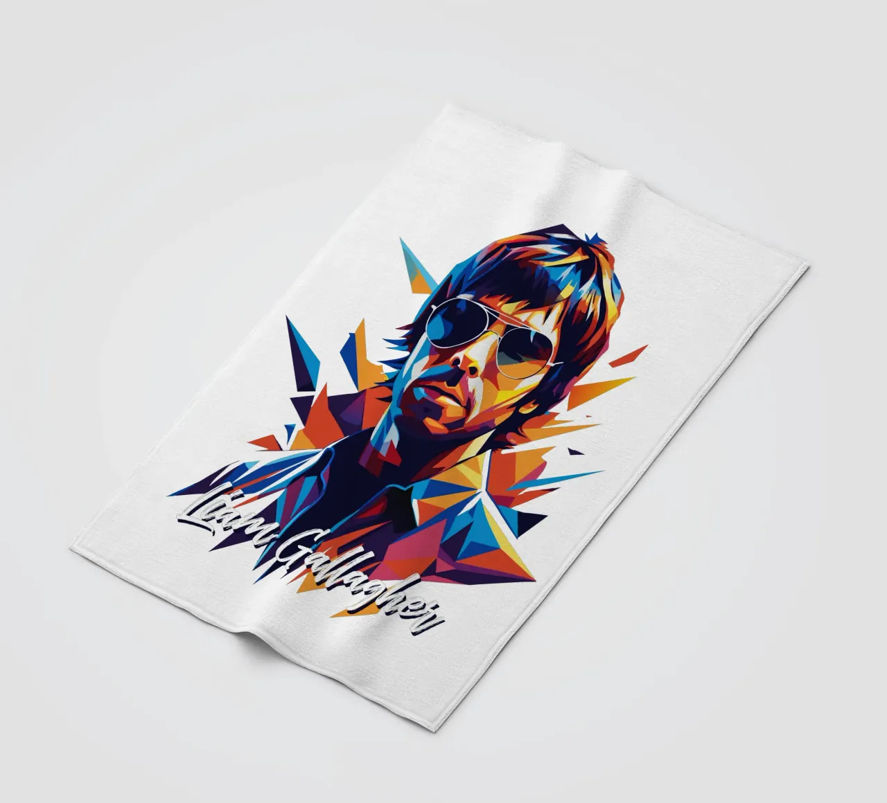 Liam Gallagher coperta in pile da vectorartnesia