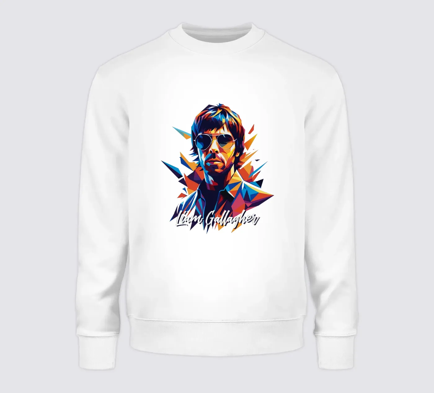 Liam Gallagher felpa da vectorartnesia