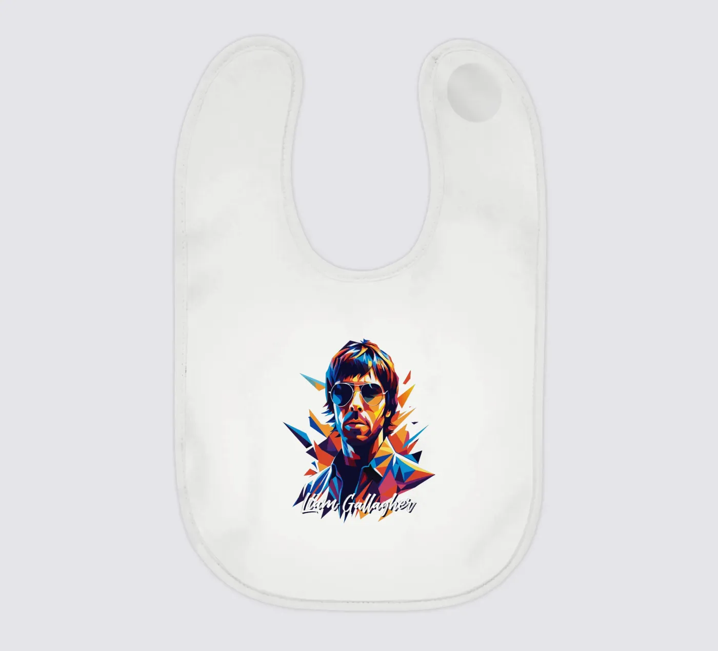 Liam Gallagher Babylätzchen von vectorartnesia