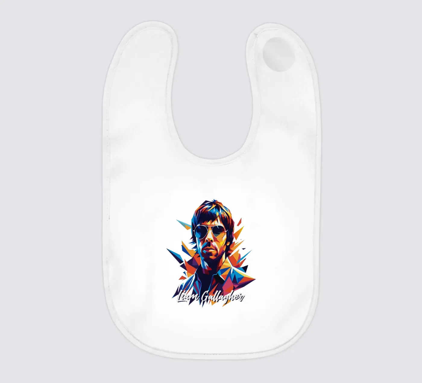 Liam Gallagher Babylätzchen von vectorartnesia