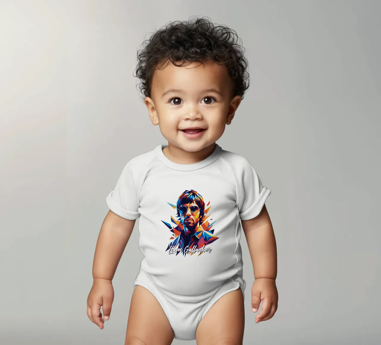 Liam Gallagher body bébé de vectorartnesia