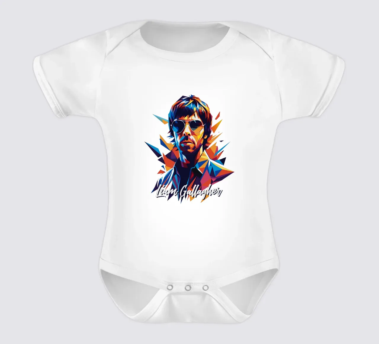 Liam Gallagher body neonato maniche corte da vectorartnesia