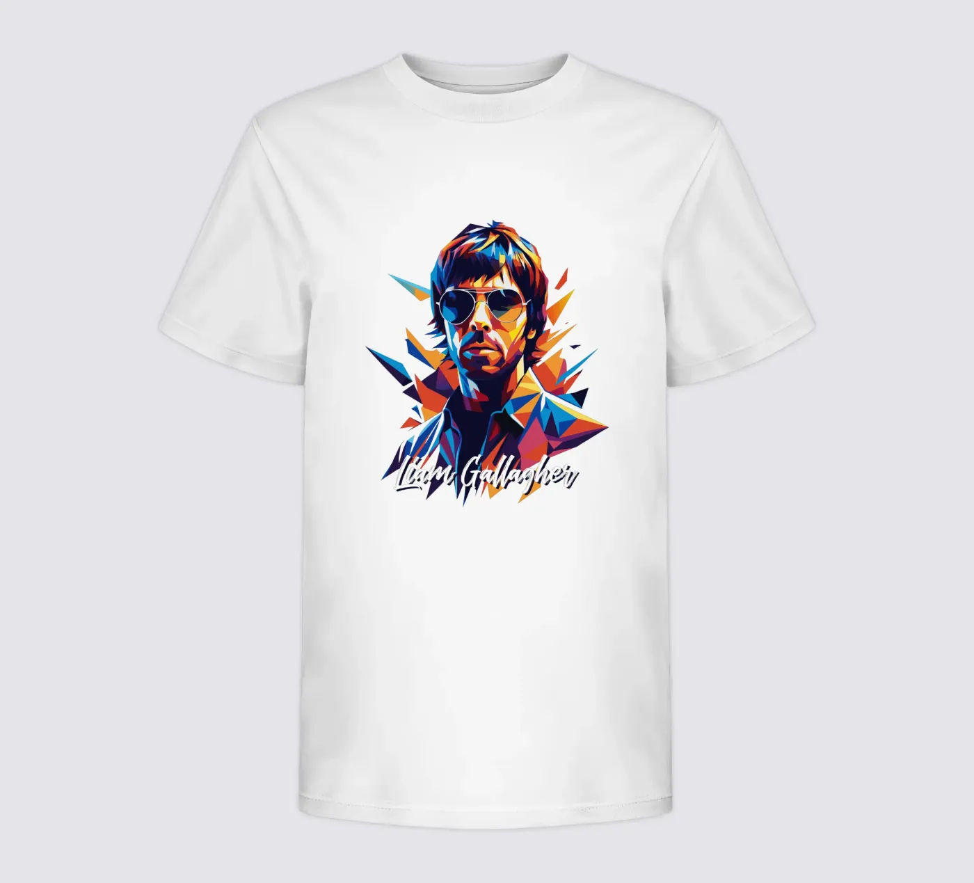 Liam Gallagher t-shirt bambini da vectorartnesia
