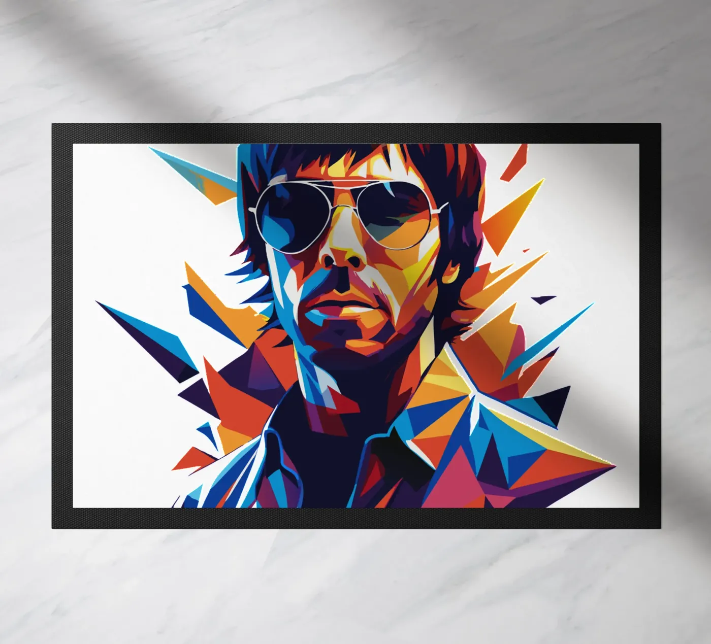 Liam Gallagher paillasson de vectorartnesia