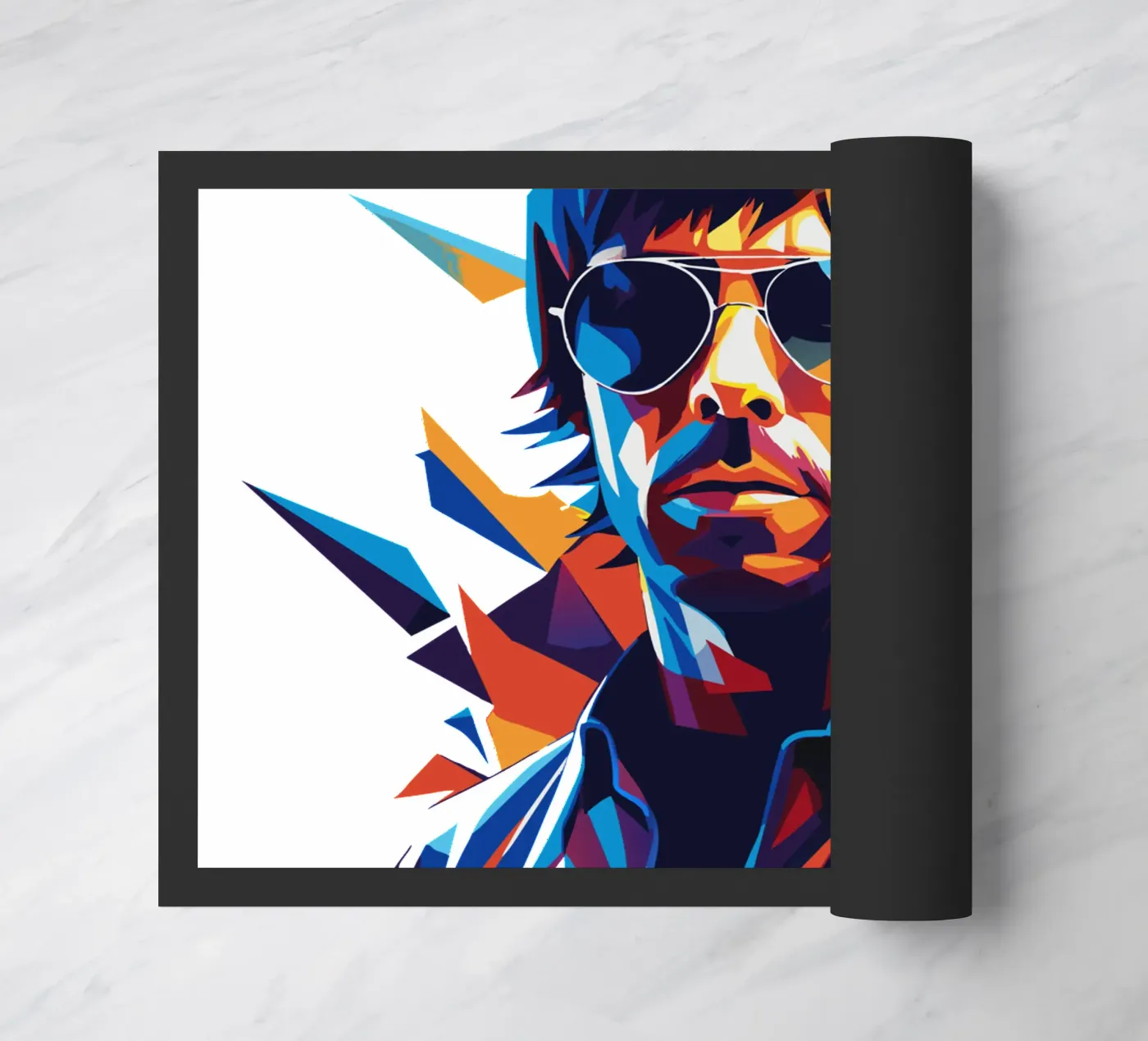 Liam Gallagher paillasson de vectorartnesia