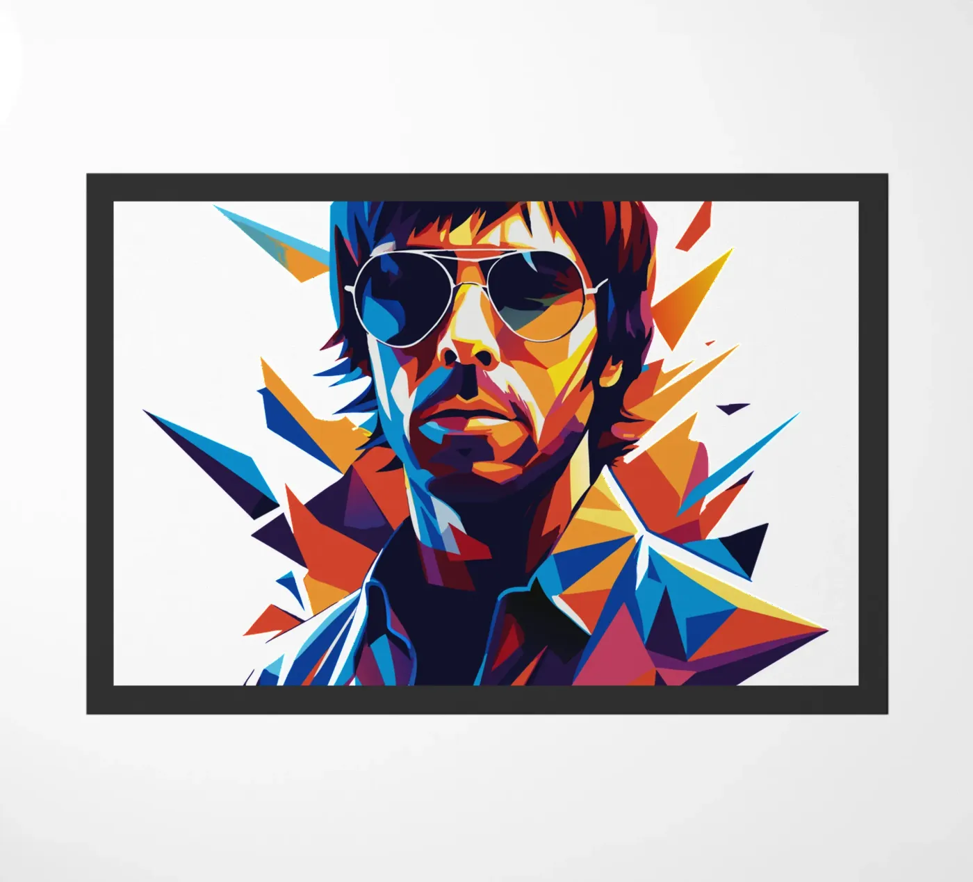 Liam Gallagher paillasson de vectorartnesia
