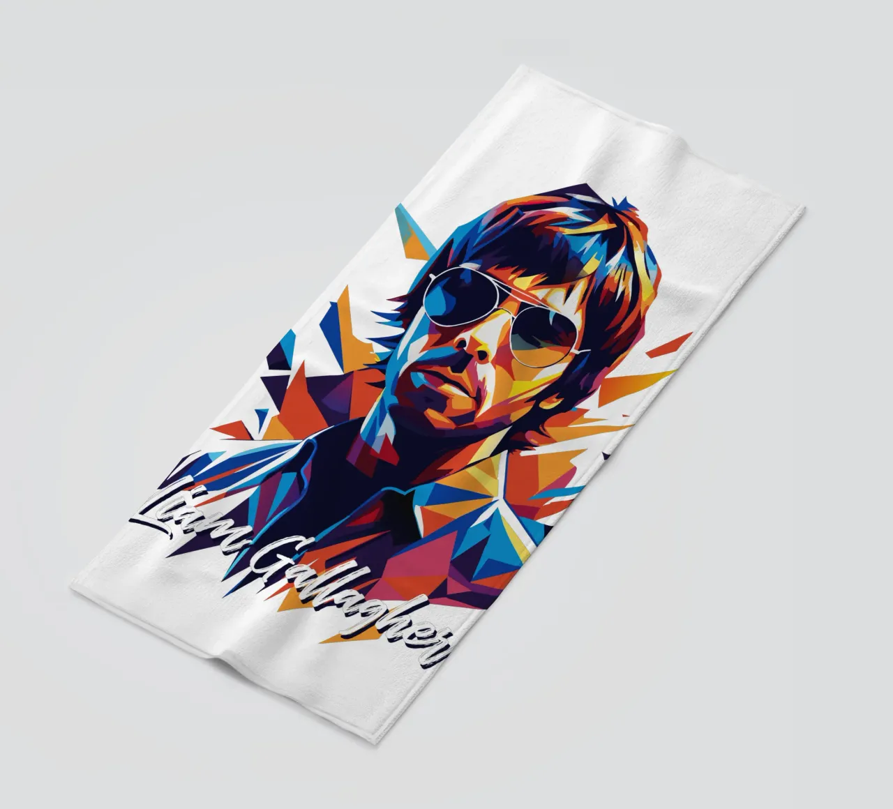 Liam Gallagher telo mare da vectorartnesia