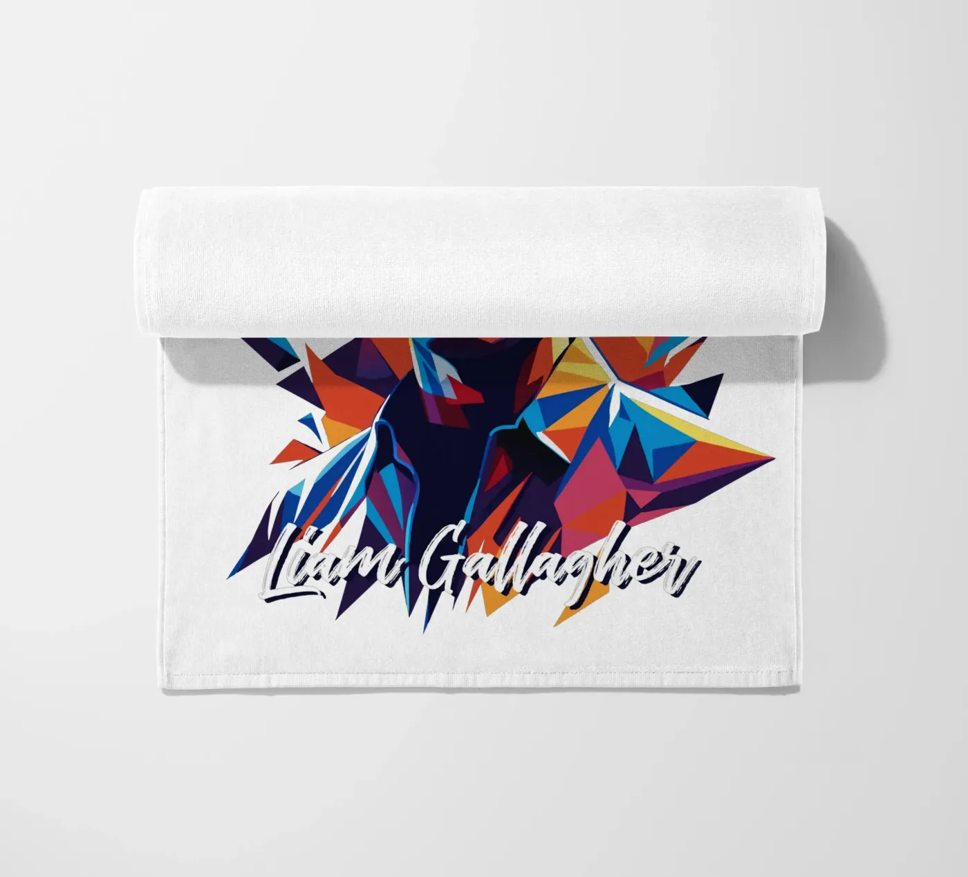 Liam Gallagher strandhanddoek van vectorartnesia