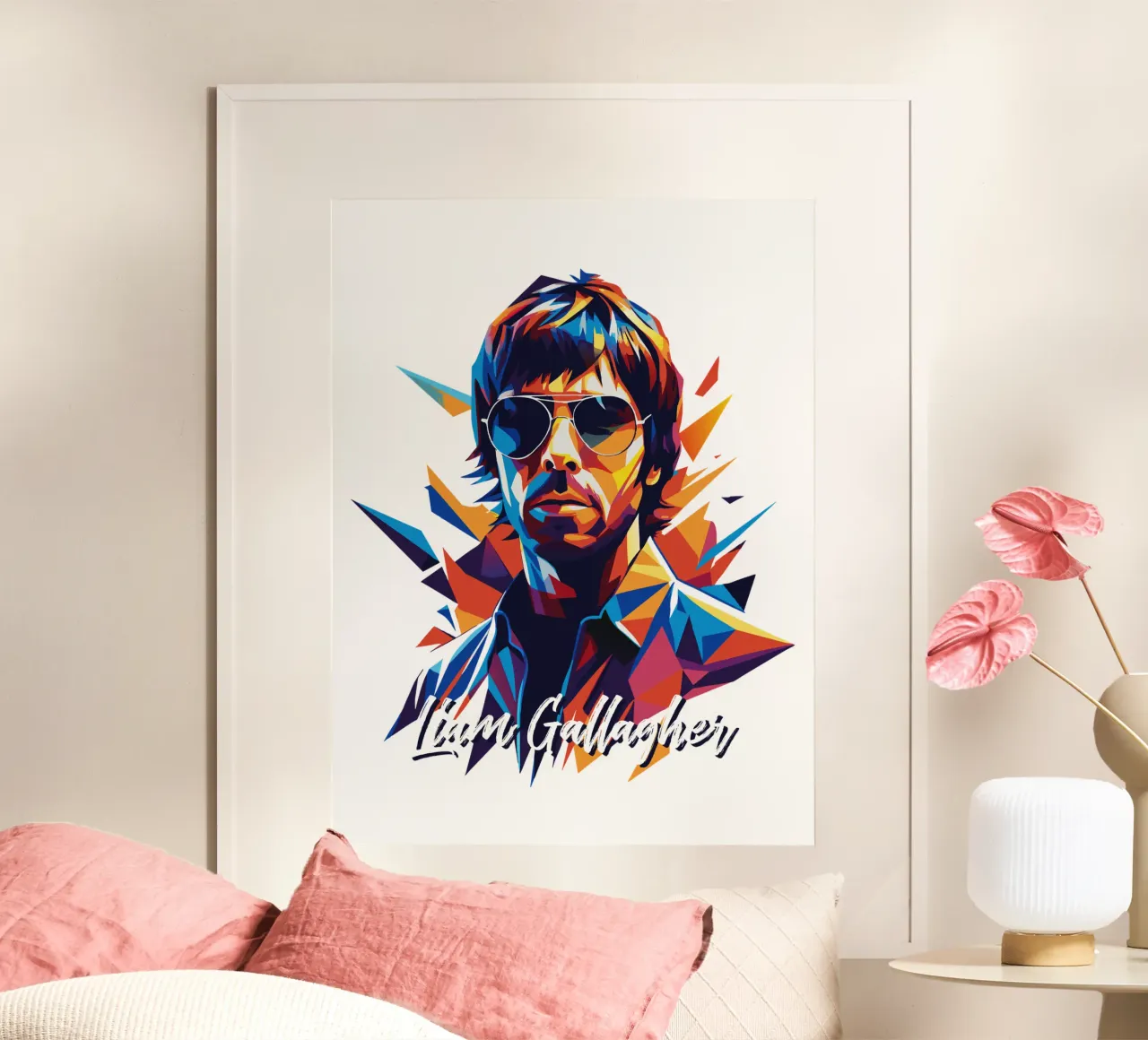Liam Gallagher poster da vectorartnesia