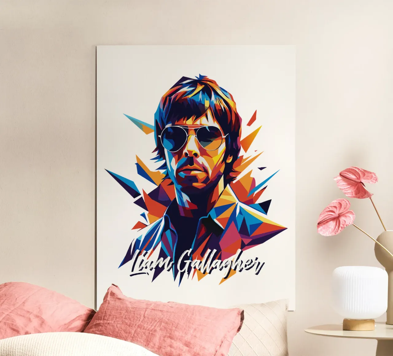 Liam Gallagher poster da vectorartnesia