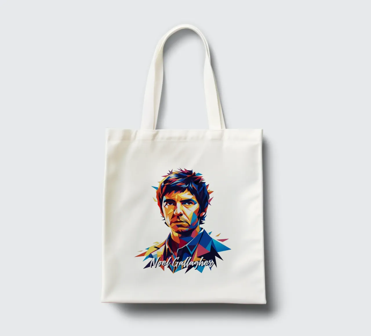 Noel Gallagher tote bag by vectorartnesia