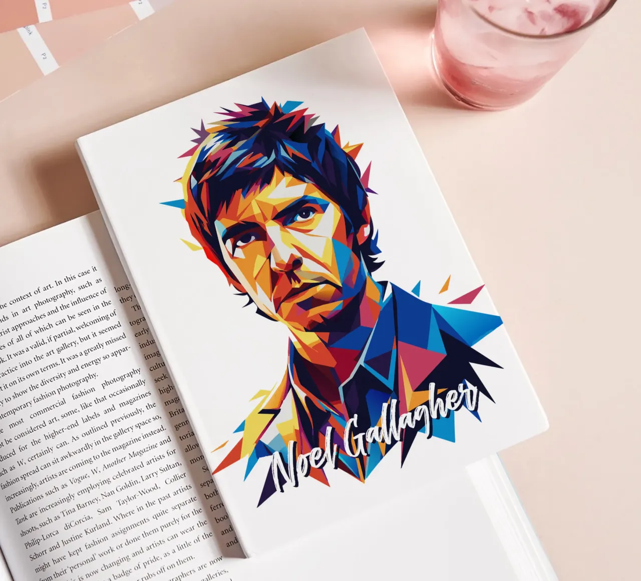 Noel Gallagher notebook by vectorartnesia