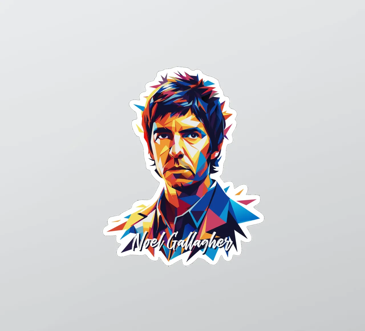 Noel Gallagher sticker by vectorartnesia