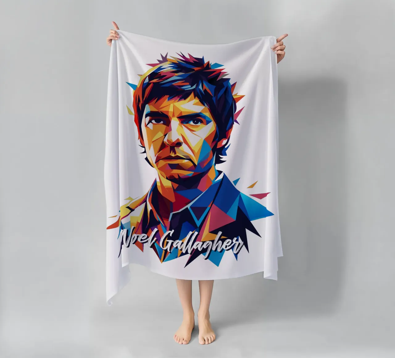 Noel Gallagher telo mare da vectorartnesia