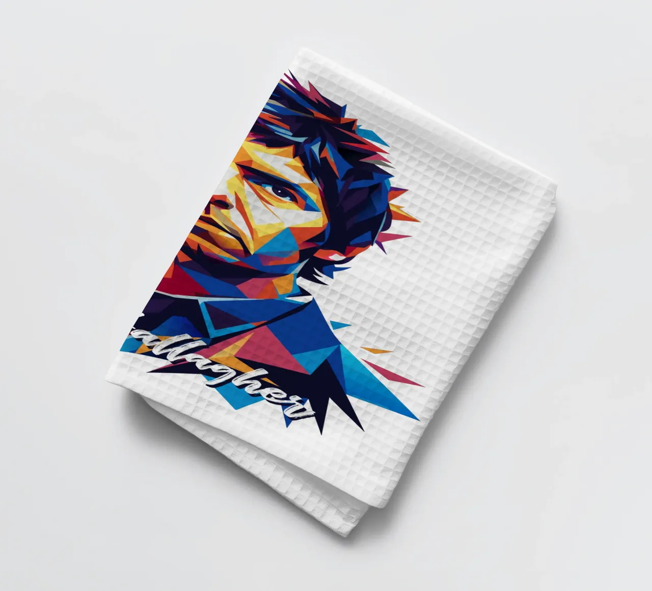 Noel Gallagher canovaccio da cucina da vectorartnesia