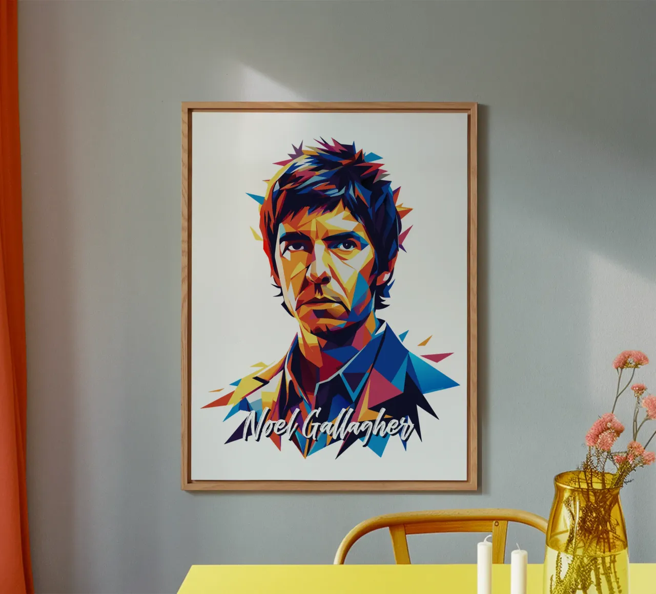 Noel Gallagher forex plate by vectorartnesia