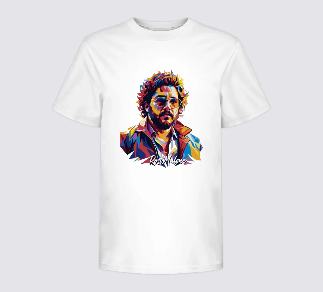Post Malone Portrait Pop Art kids t-shirt by vectorartnesia