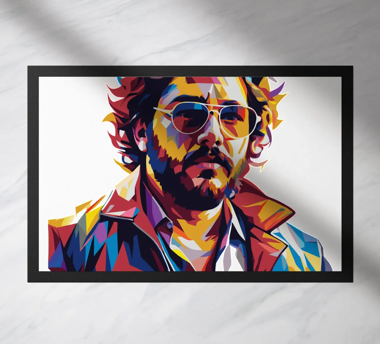 Ritratto di Post Malone Pop Art zerbino da vectorartnesia