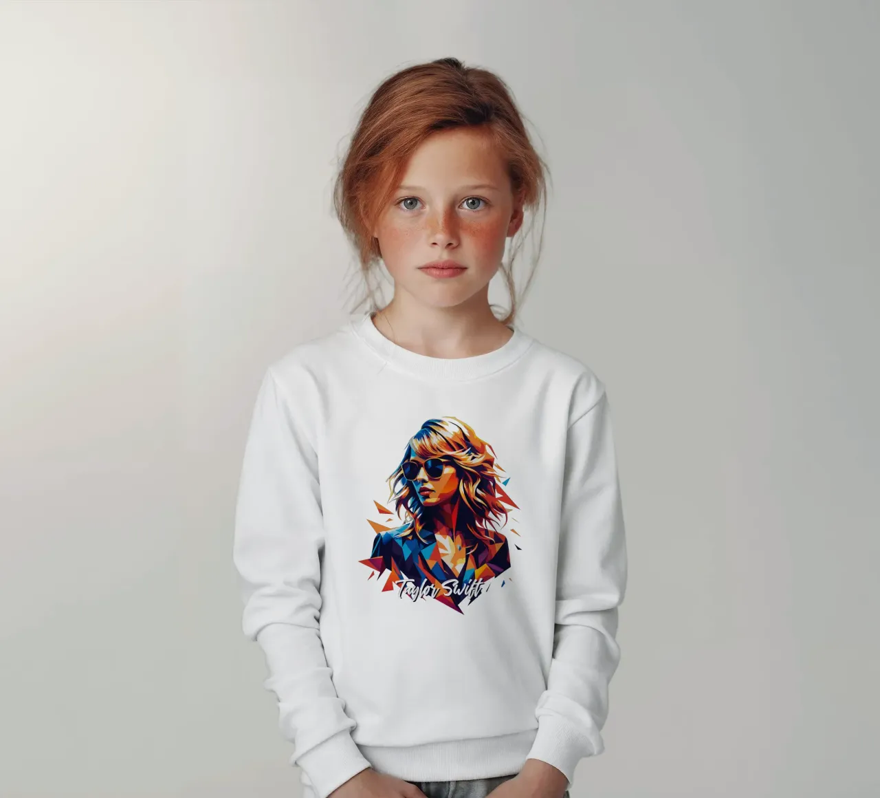 Ritratto di Taylor Swift Pop Art felpa bambino da vectorartnesia