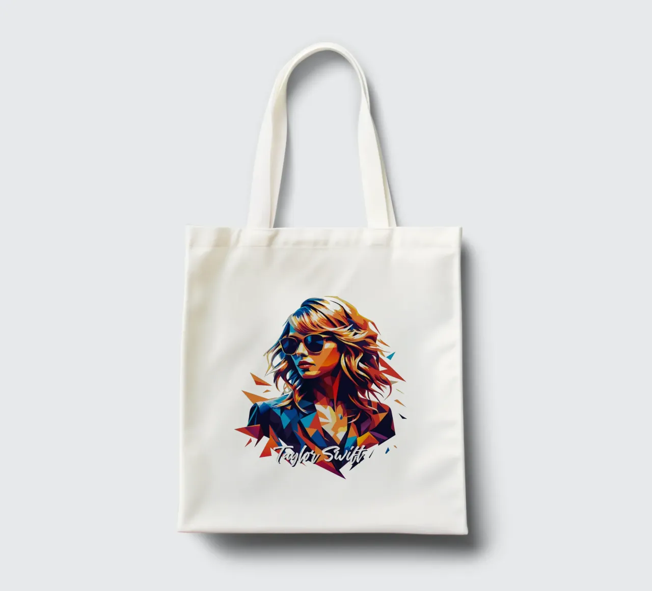 Ritratto di Taylor Swift Pop Art borsa in juta da vectorartnesia