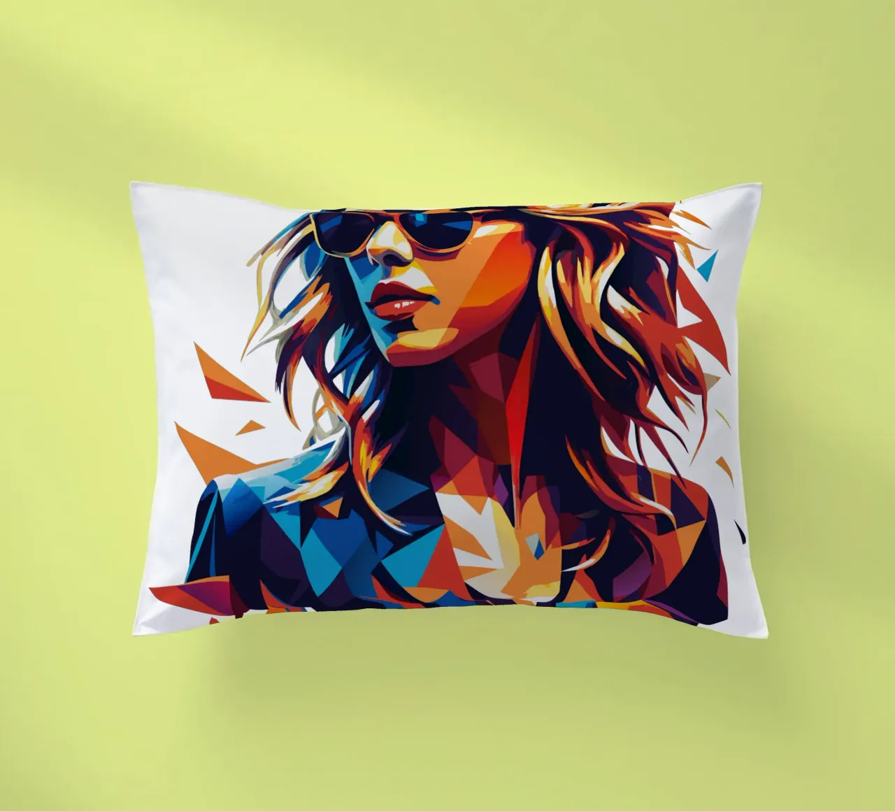 Ritratto di Taylor Swift Pop Art cuscino da vectorartnesia