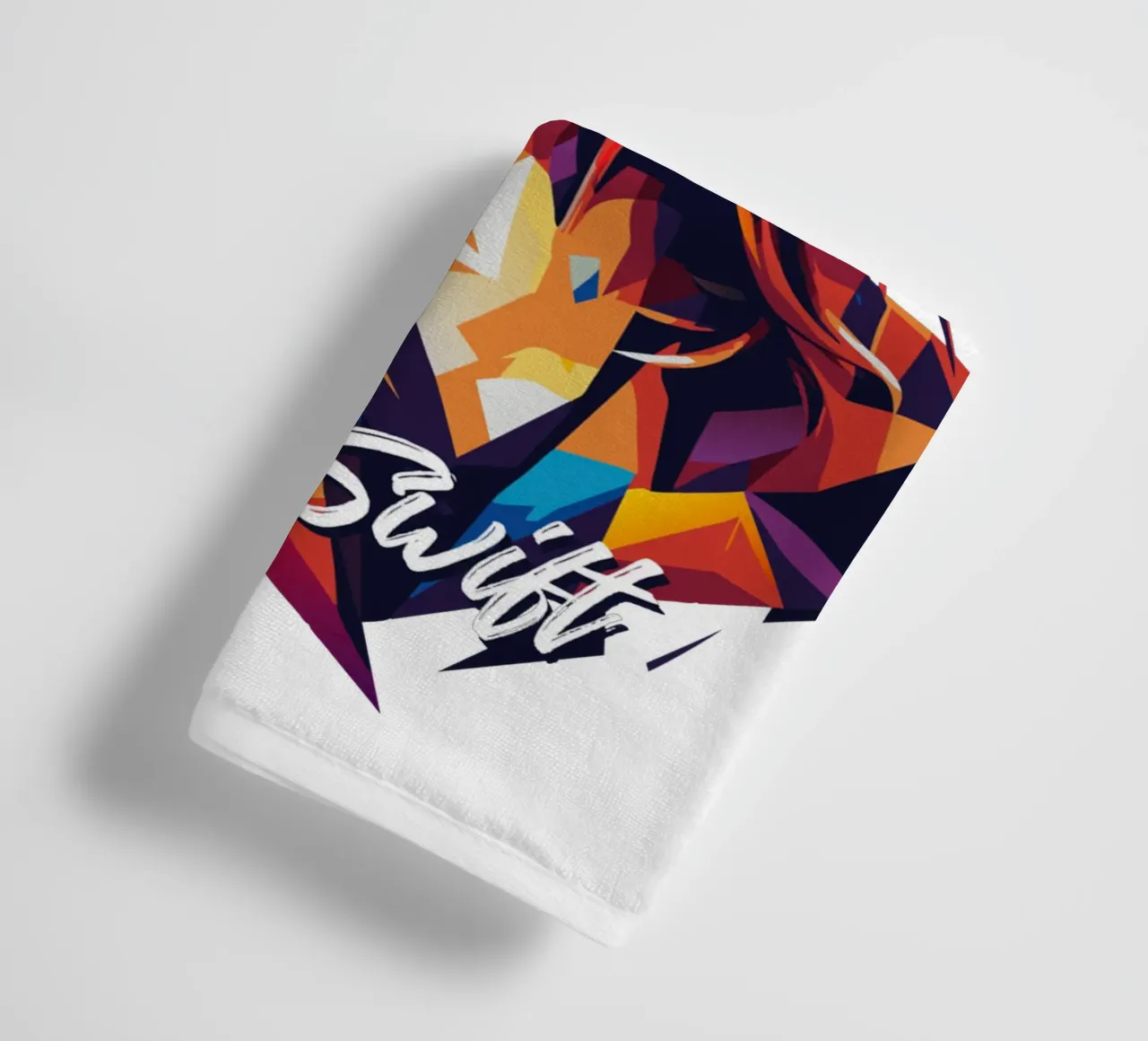 Taylor Swift Portret Pop Art badhanddoek van vectorartnesia