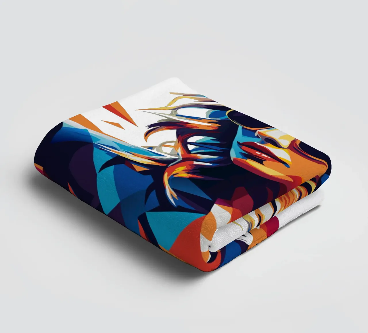 Taylor Swift Portret Pop Art badhanddoek van vectorartnesia